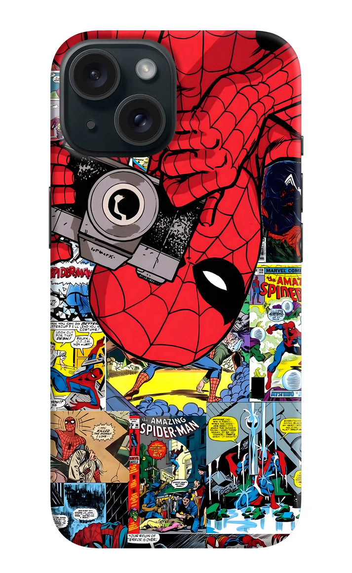 Spider Man iPhone 15 Back Cover